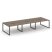 Рабочая станция 2-х сторонняя SN-6O.DRS-083 (4140х1632х750) (Тиквуд Светлый/Металл Антрацит)