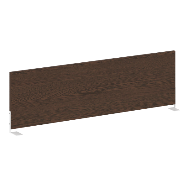 Экран боковой L1200мм Metal System Style Б.ЭКР-120 1200x18x348 (Венге Цаво/Белый металл)