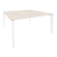 Рабочая станция на П-образном м/к Onix O.MP-D.RS-2.4.8 1580x1635x750 (Тиквуд Темный/Белый Металл)