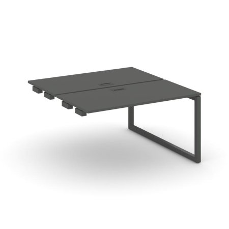 Стол-приставка к опорным элементам SN-5O.DPRS-023 (1380х1632х750) (Антрацит/Металл Антрацит)