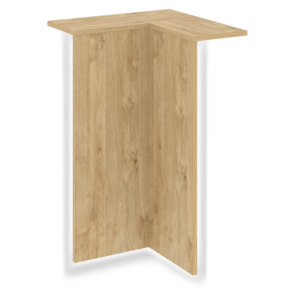 Колонна угловая внутренняя левая для с подсветкой О.R-F.MU.VNU.SL Onix О.R-KU.VNU.SL 759x759x1175 (Тиквуд Светлый)