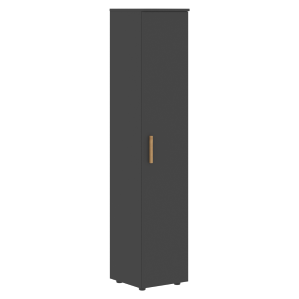 Шкаф-колонка с глухой дверью левый Forta FHC 40.1 (L) 399x404x1965 (Черный графит)