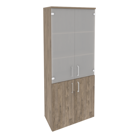 Шкаф высокий широкий Onix O.ST-1.2 800x420x1977 (Тиквуд Темный)