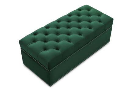 Банкетка Marcele 800 (820x420x450) Изумрудный (Изумрудный)