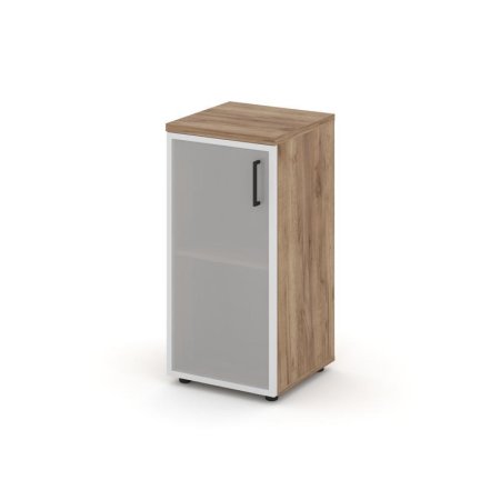 Шкаф низкий узкий SN.STU-303(L) (400х400х833) (Дуб Табак/Сатин)