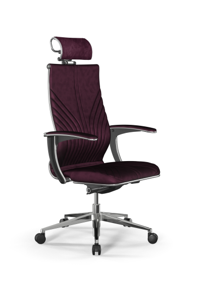 Кресло для руководителя Метта Samurai L2-13U - GoyaLE /Kc31/Wm31/U0mV-mL/H2cV-3D(M26.B32.G25.W03) (Фиолетовый)