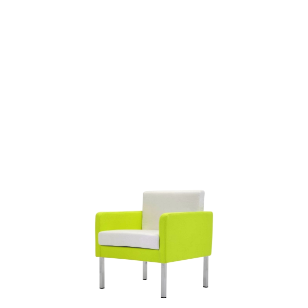 Кресло офисное Диво (М-50) (Зеленый/белый)