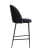 Стул полубарный Логан велюр черный (Стул полубарный Логан черный)