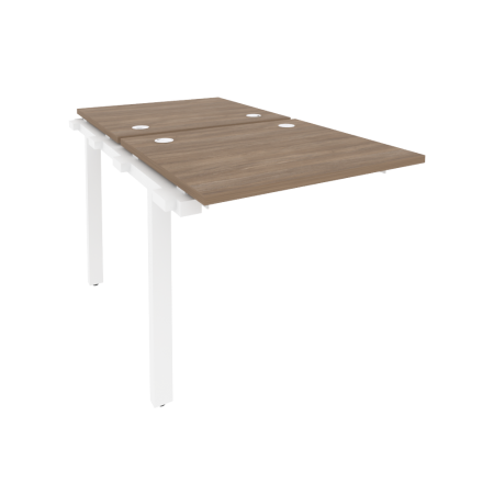 Наборный элемент рабочей станции на м/к Onix O.M-2.NRS-0.7 780x1475x750 (Дуб Аризона/Белый Металл)