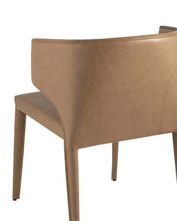Стул Арманд экокожа коричневый (Стул Арманд коричневый)