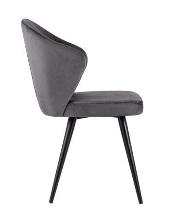 Стул Танго велюр серый (Стул Танго серый)