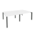 Рабочая станция на П-образном м/к Onix O.MP-D.RS-4.2.7 2360x1475x750 (Тиквуд Темный/Белый Металл)