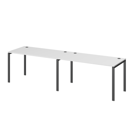 Бенч линейный на 2 рабочих места Арго-М АМБЛ-003.60 2800x600x760 (Белый)