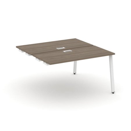 Стол-приставка к опорным элементам SN-6A.DPRS-023 (1380х1632х750) (Вяз Благородный/Металл Белый)