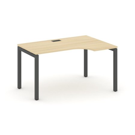 Стол рабочий эргономичный SN-5P.SPA-012(R) (1580х700/980х750) (Акация Лорка/Металл Антрацит)