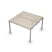 6МБН.268 Сдвоенные бенч-системы, начальный модуль (1200x1235x750) (Шамони светлый/Алюминий матовый)