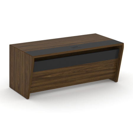 Стол руководителя прямой Corner COR.SR-18 (1800x900x750) (Орех Лоренцо-Графит)