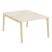 Рабочая станция на деревянных опорах Onix Wood OW.D.RS-2.2.8 1180x1635x750 (Тиквуд Светлый/Дуб Темный)