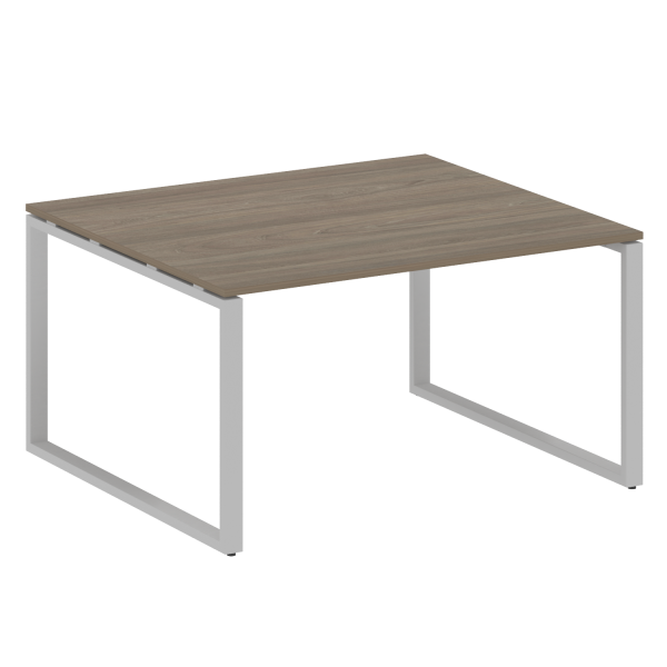 Переговорный стол 1 столешница Metal System Style БО.ПРГ-1.3 1400x1235x750 (Вяз/Серый металл)