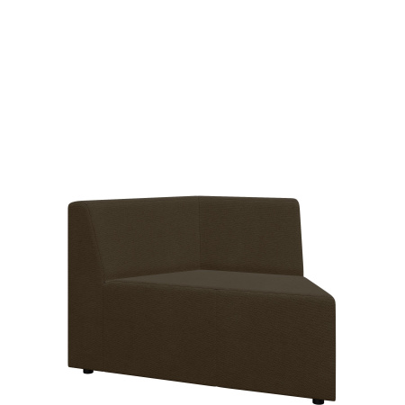 Диван Оригами. Модуль 1-местный правый. (Модуль 1-местный правый bravo_a_dark_brown)