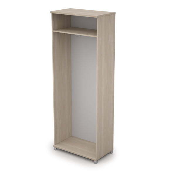 6Ш.013 Шкаф для одежды (800x450x2116) (Шамони светлый)