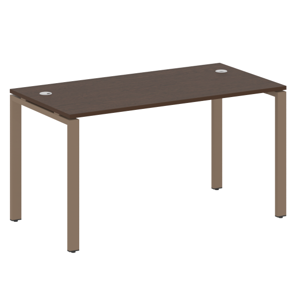Стол письменный Metal System Style БП.СП-3 1400x720x750 (Венге Цаво/Мокко металл)
