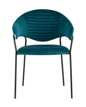 Стул Алексис велюр сине-зелёный (Стул Алексис сине-зеленый)