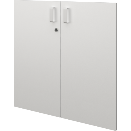 Дверь Смарт белые ручки СМД-28.Ф 784x18x810 (Белый)