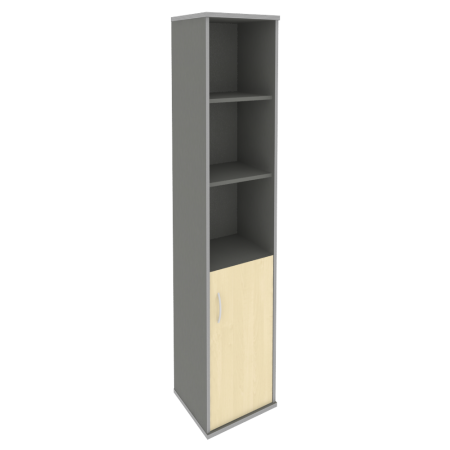 Шкаф Riva А.СУ-1.1 Пр 404x365x1980 (Клен-Металлик)