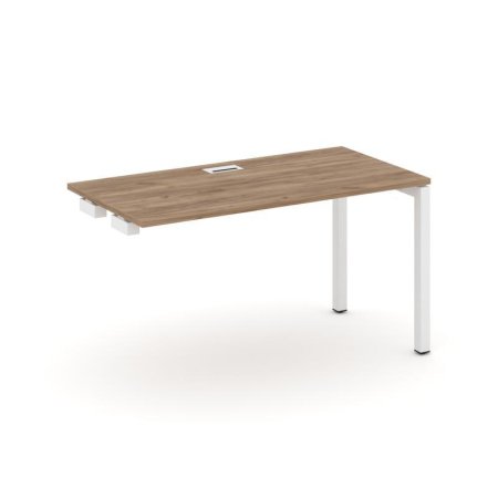 Стол-приставка к опорным элементам SN-5P.OPRS-014 (1580х700х750) (Дуб Табак/Металл Белый)