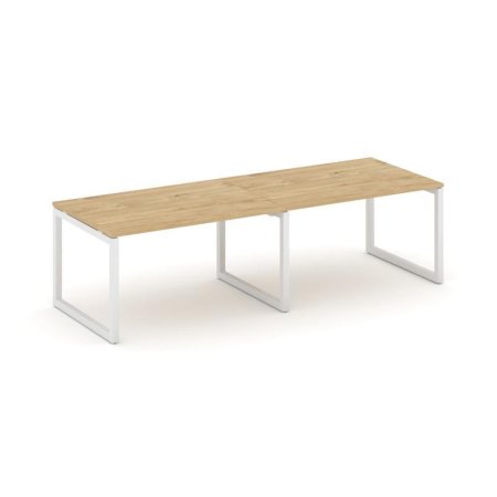 Стол переговорный SN-5O.SPRG-014.3 (3160х980х750) (Тиквуд Светлый/Металл Белый)