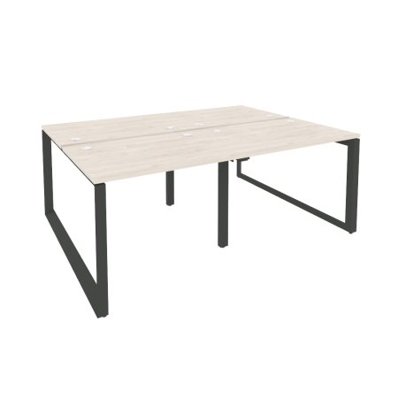 Рабочая станция на О-образном м/к Onix O.MO-D.RS-4.1.7 1960x1475x750 (Денвер Светлый/Черный металл)