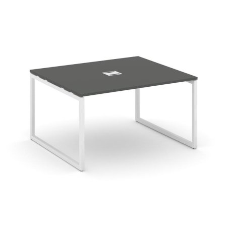 Стол переговорный SN-4O.SPRG-034 (1580х1180х750) (Антрацит/Металл Белый)