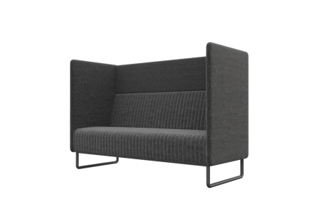Диван двухместный BROS-2 (Сан 04/Металл Черный)