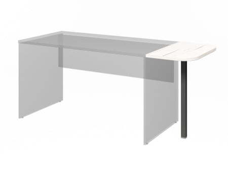 Столешница приставная L-81 700х380х750 (Таксония Айвори)