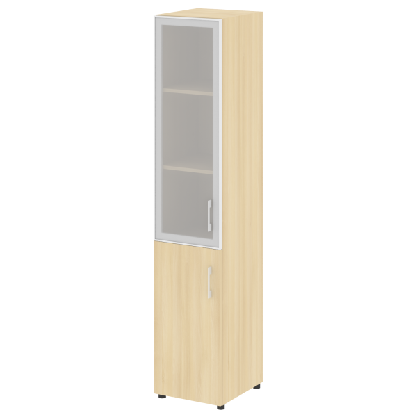 Шкаф высокий узкий нужен топ левый LT.SU 1.2R L 400x450x1990 (Акация Лорка)