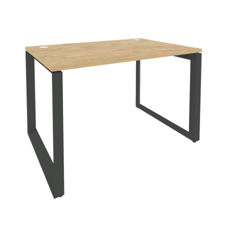 Стол рабочий на О-образном м/к Onix O.MO-SP-2.8 1180x800x750 (Тиквуд Светлый/Черный металл)