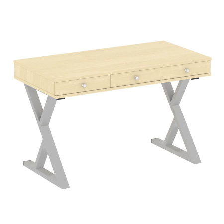 Компьютерный стол VR.SP-1-118M 1180x600x750 (Клен/Серый Металл)