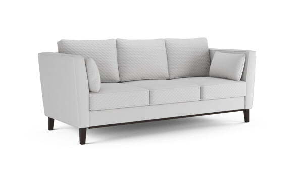 Диван 3-местный раскладной Neapole (2320x970x960) Молочный (Молочный)