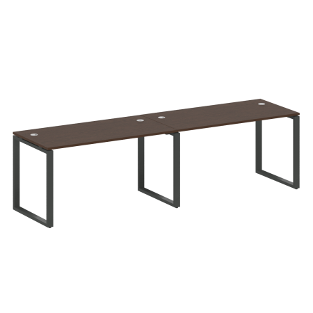 Рабочая станция Metal System Style БО.СМ-2.3 2800x720x750 (Венге Цаво/Антрацит металл)