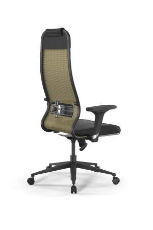 Кресло для руководителя Метта Sit 10 B1-115D - T+Extra /Um00/Wm12/D02P(M09.B11.G19.W02) (Золотой | Черный)