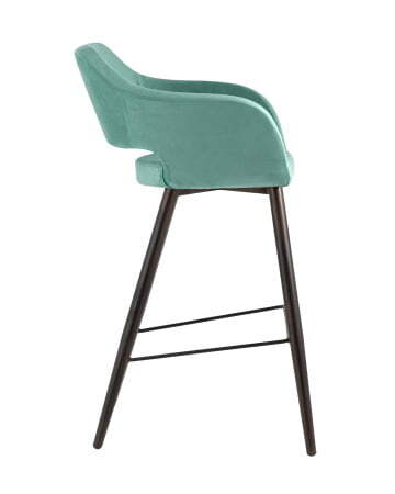 Стул барный Саймон велюр морской (Стул барный Саймон морской)