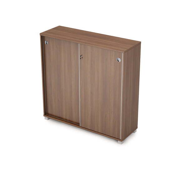 6ШКЗ.013 Шкаф-купе с замком (1237x400x1205) (Шамони темный)