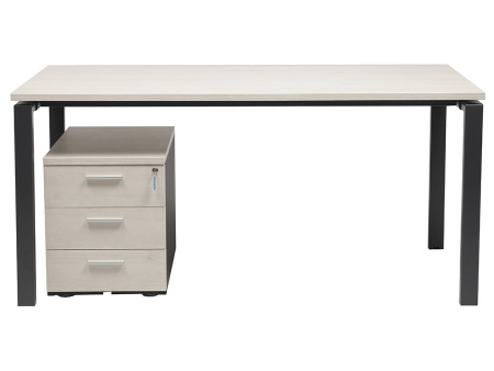 Стол NT 120x70 вяз натуральный/серый (Вяз натуральный/Серый)