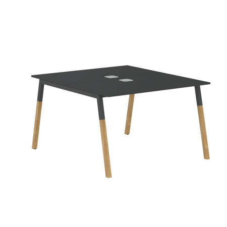 Двухместная рабочая станция Forta FWST 1113 1180x733x1370 (Черный графит)