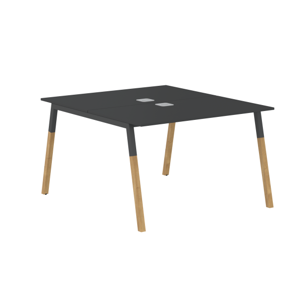Двухместная рабочая станция Forta FWST 1113 1180x733x1370 (Черный графит)