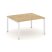 Стол переговорный SN-5P.SPRG-033.3 (1380х1180х750) (Тиквуд Светлый/Металл Антрацит)