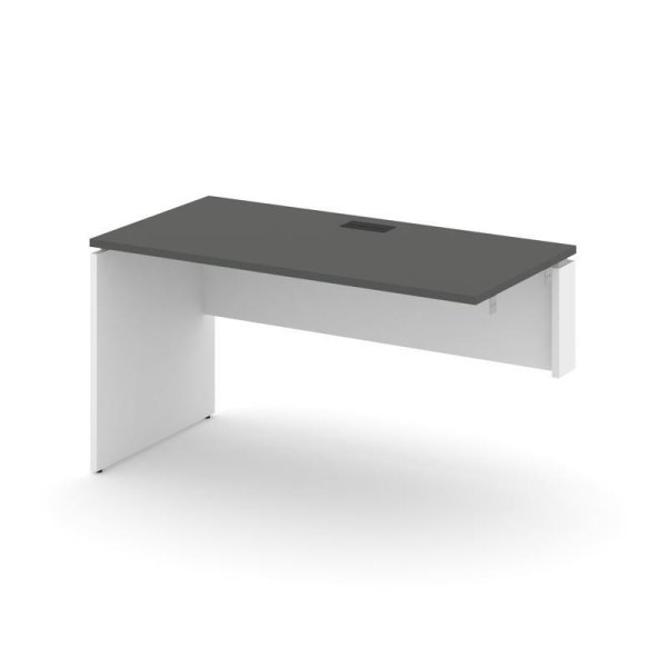 Стол-приставка к опорным элементам SN-D.OPRS-013(R) (1380х700х750) (Антрацит/Белый)