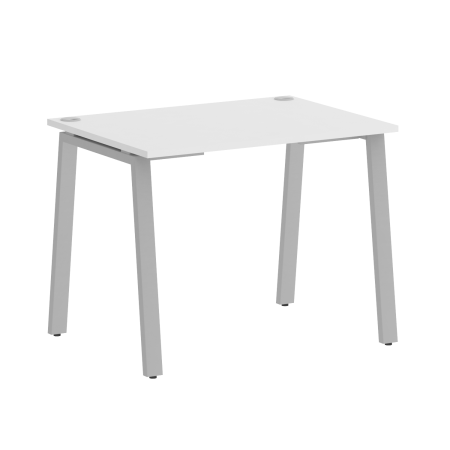 Стол письменный VR.SP-3-98.A 980х720х720 (Белый Бриллиант/Серый Металл)