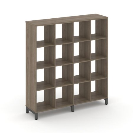 Каркас стеллажа 4 яруса SN.KS-440 (1488х400х1615) (Вяз Благородный/Металл Антрацит)